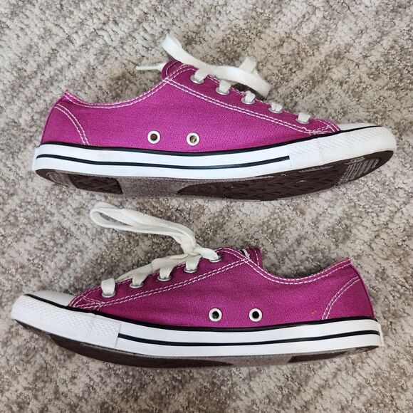 Converse women's Chuck Taylor All Star low tops purple size 7 - Picture 6 of 10